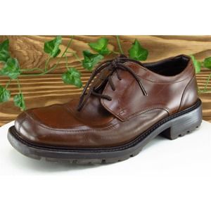 Kenneth Cole Shoes Sz 8 M Brown Derby Oxfords Leather‎ Men